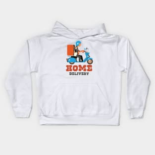 Home Delivery Kids Hoodie